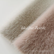 100% Polyester Faux Rabbit Fur Faux Fur Rabbit Fabric with Suede